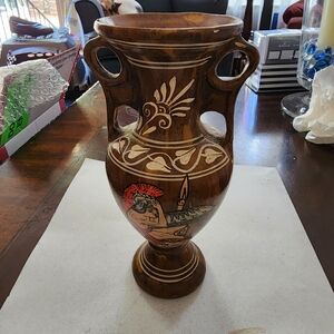 Hand-painted Ceramic Greek Vase/Urn